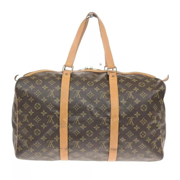 LOUIS VUITTON Sac Souple 45 Travel Hand Bag Monogram Leather BN - Picture 3 of 13